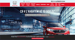 Desktop Screenshot of honda-reco.pl